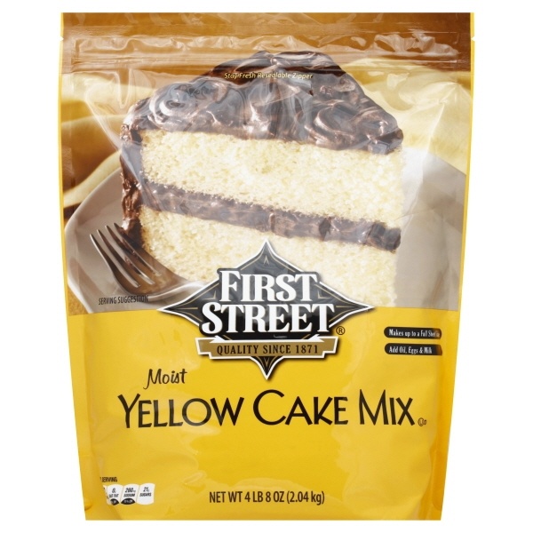 slide 1 of 1, First Street Yellow Cake Mix, 4 lb 8 oz