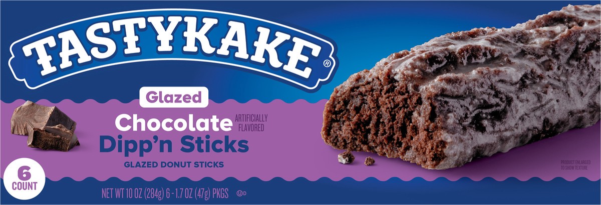 slide 3 of 9, Tastykake Glazed Lemon Blueberry Flavored Dipp'n Sticks, 2.75 oz, 2 Ct, 6 ct
