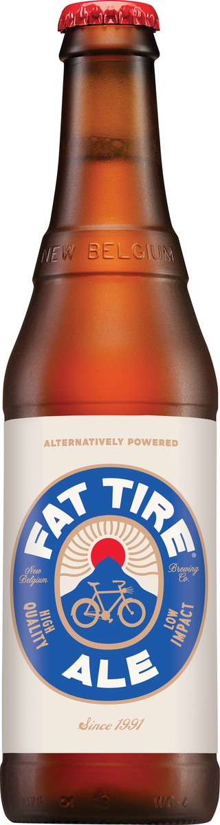 slide 4 of 7, Fat Tire Amber Ale Beer, 12 oz