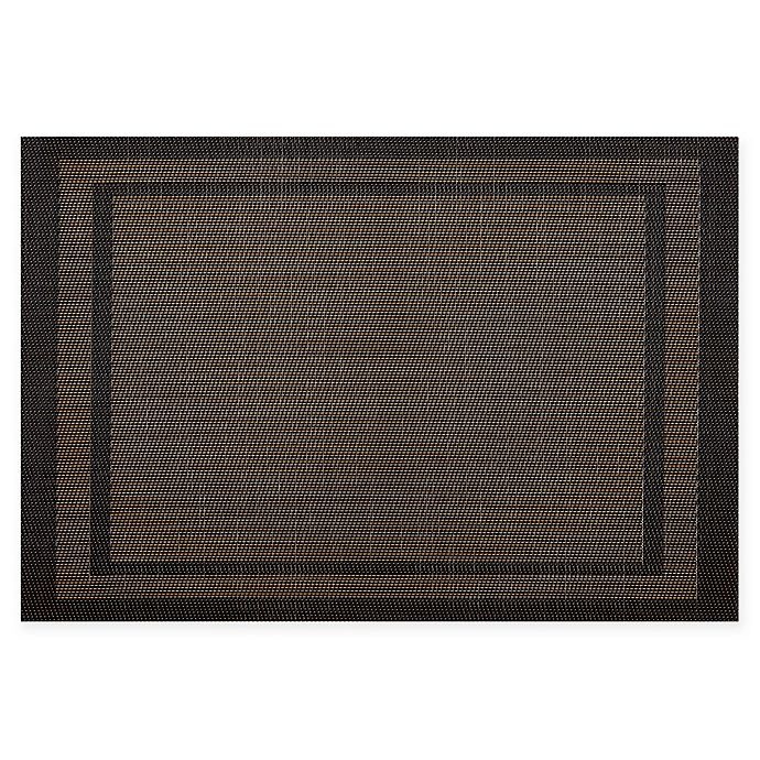 slide 1 of 1, Kraftware EveryTable 2X Border Placemat - Brown/Bronze, 12 ct