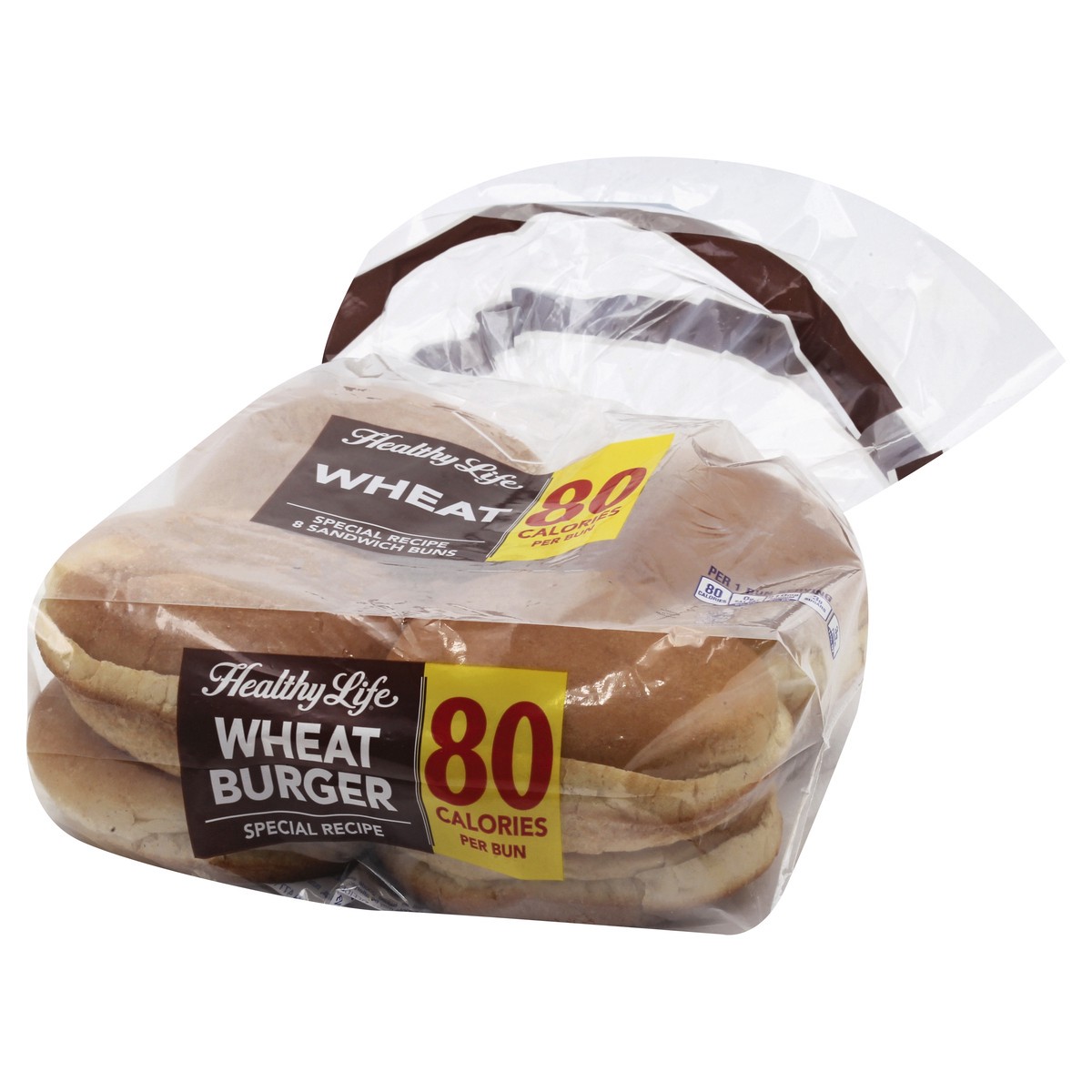 slide 6 of 9, Lewis Healthy Life Wheat Burger Sandwich Buns 8 ea, 8 ct