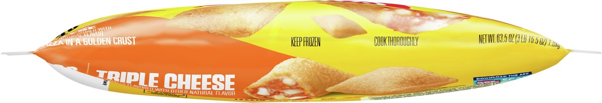 slide 8 of 9, Totino's Pizza Rolls, Triple Cheese Flavored, Frozen Snacks, 130 ct, 130 ct