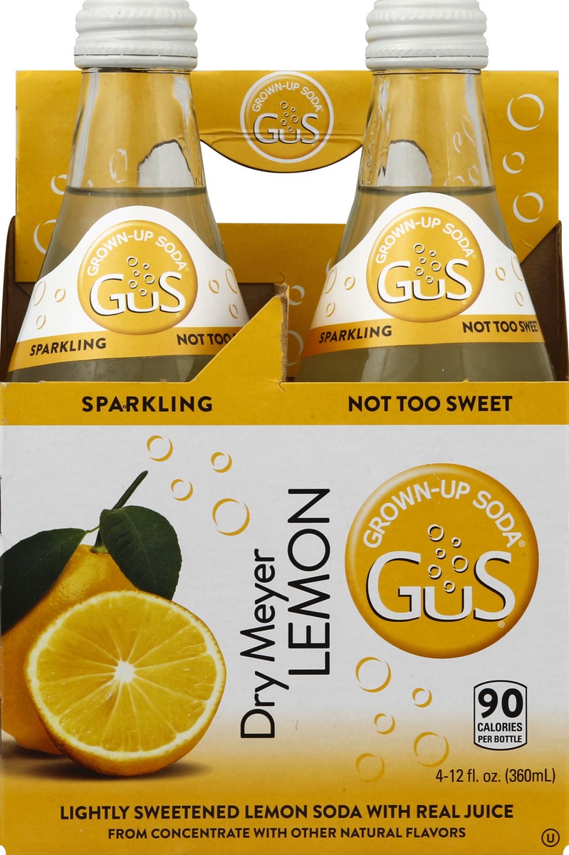 slide 1 of 5, Gus Lemon Soda - 48 fl oz, 48 fl oz