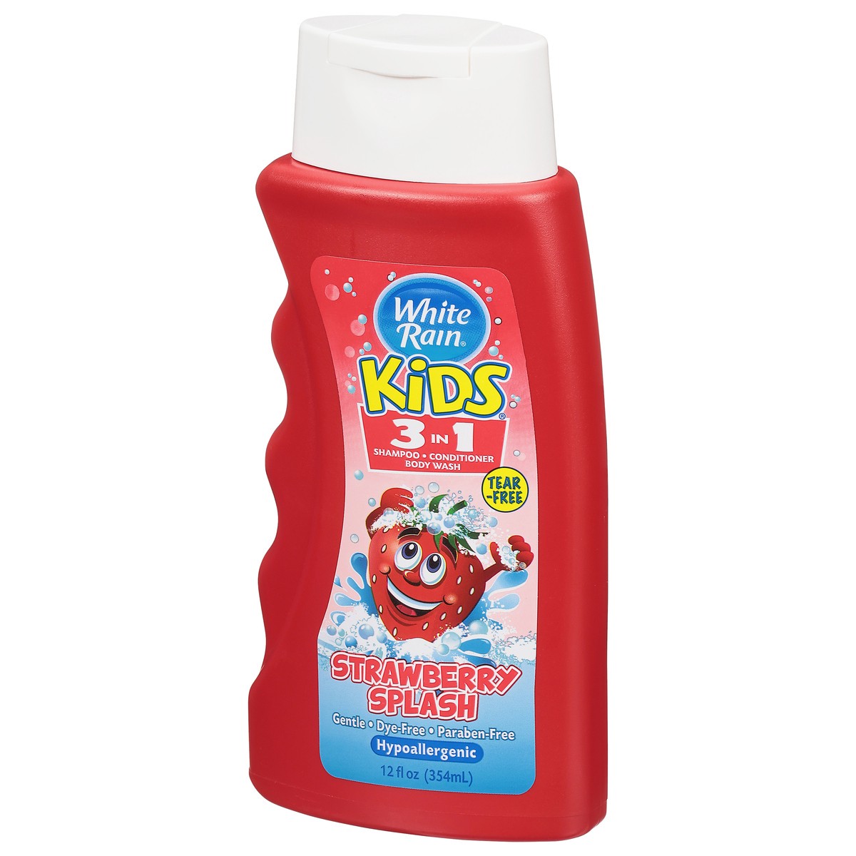 slide 6 of 10, White Rain Kids 3-in-1 Strawberry Splash, 12 fl oz