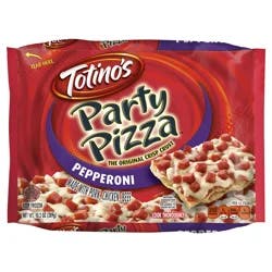 Totino's Party Pizza, Pepperoni, Frozen Snacks, 1 Ct, 10.2 oz