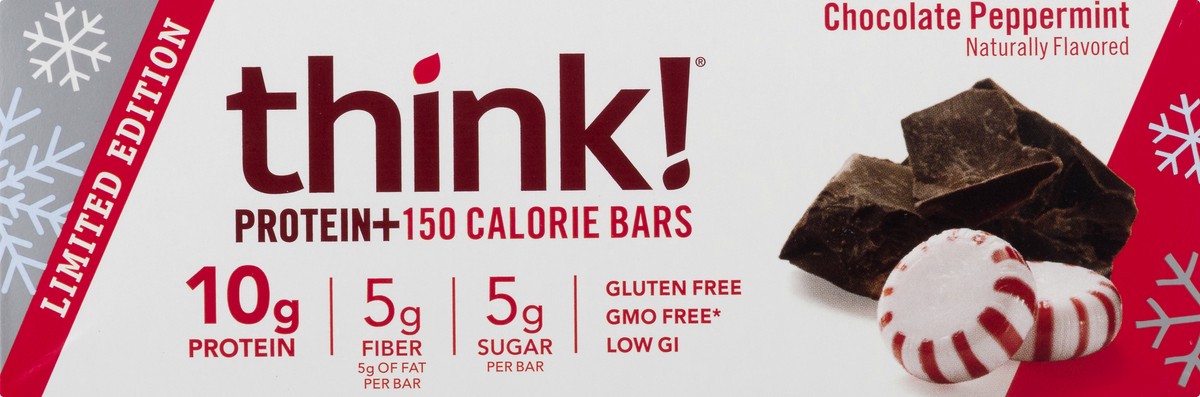 slide 11 of 12, think! Chocolate Peppermint Protein Bars 10 ea, 10 ct