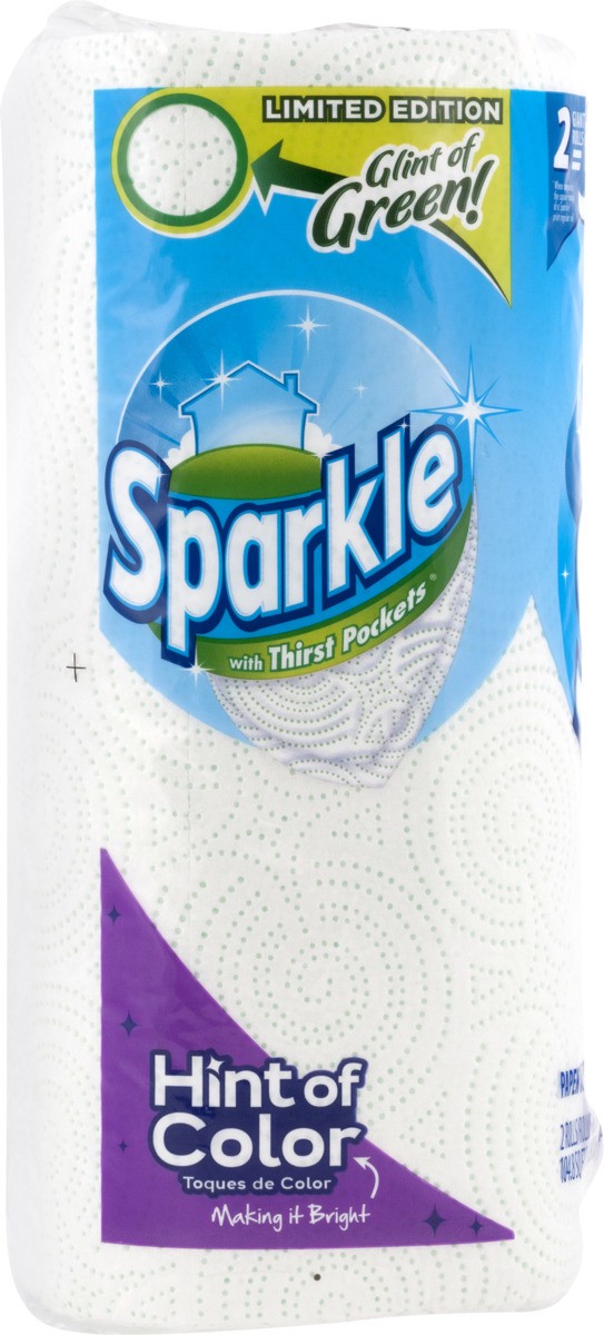 slide 6 of 9, Sparkle Hint of Color Pick-A-Size Paper Towel, 2 Giant Rolls, 2 ct