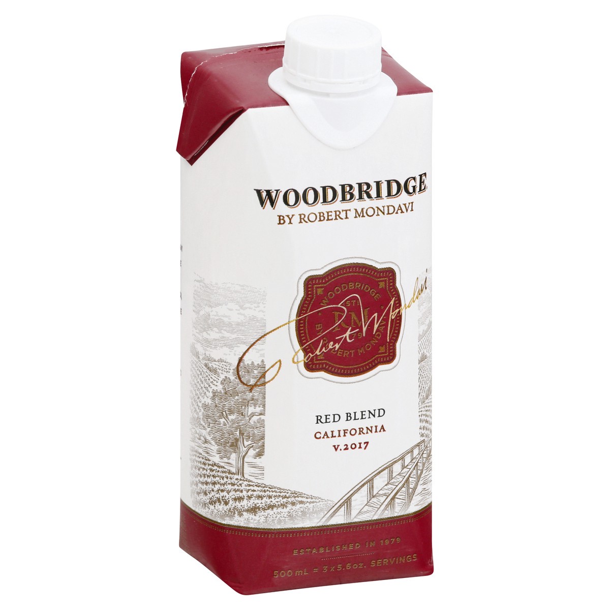 slide 2 of 7, Woodbridge by Robert Mondavi Red Blend Red Wine, 500 mL Box, 500 ml