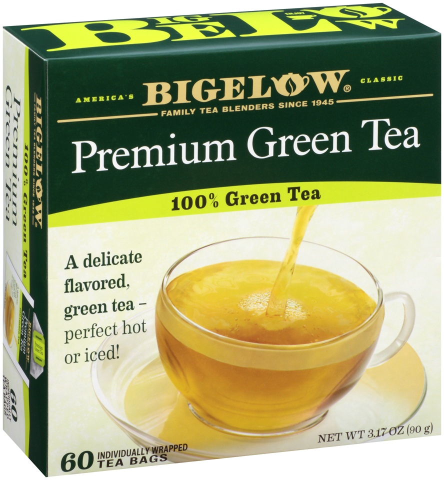 slide 3 of 7, Bigelow Premium Blend Green Tea, 60 ct