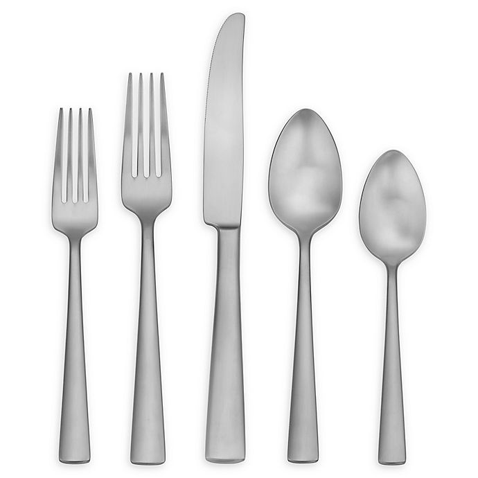 slide 1 of 1, Artisanal Kitchen Supply Woodbury Flatware Set, 45 ct