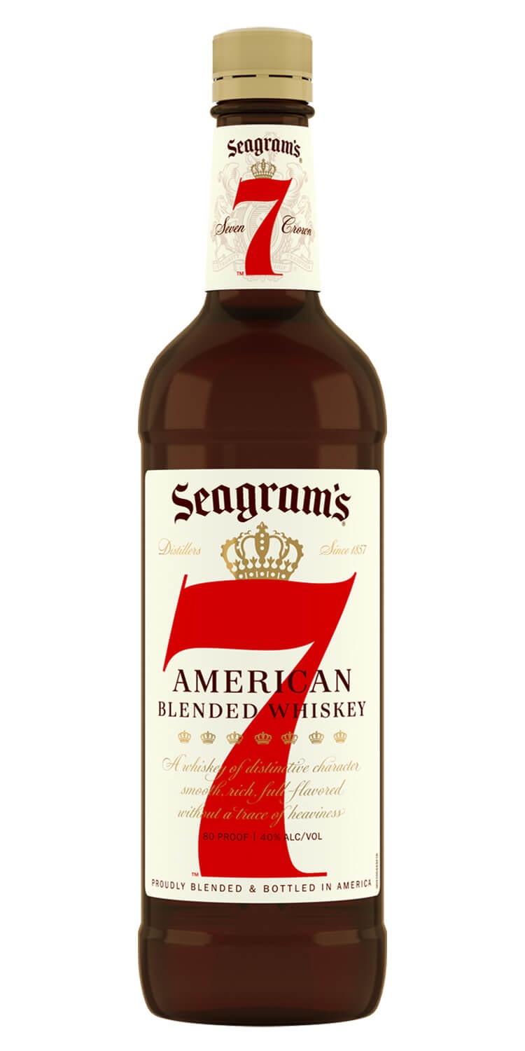 slide 1 of 1, Seagram's 7 Crown Blended Whiskey, 750 ml