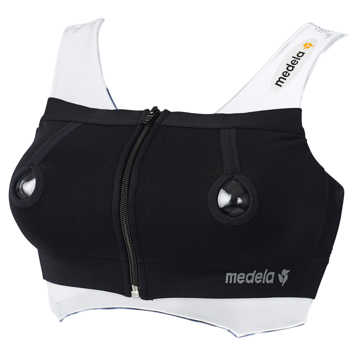 slide 2 of 2, Medela Easy Expression Bustier Black M, 1 ct