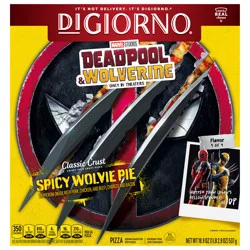 DiGiorno Frozen Pizza, Spicy Wolvie Pie Classic Crust Pepperoni, Chorizo and Bacon Pizza, 18.9oz (Frozen), inspired by Marvel Studios'' Deadpool & Wolverine