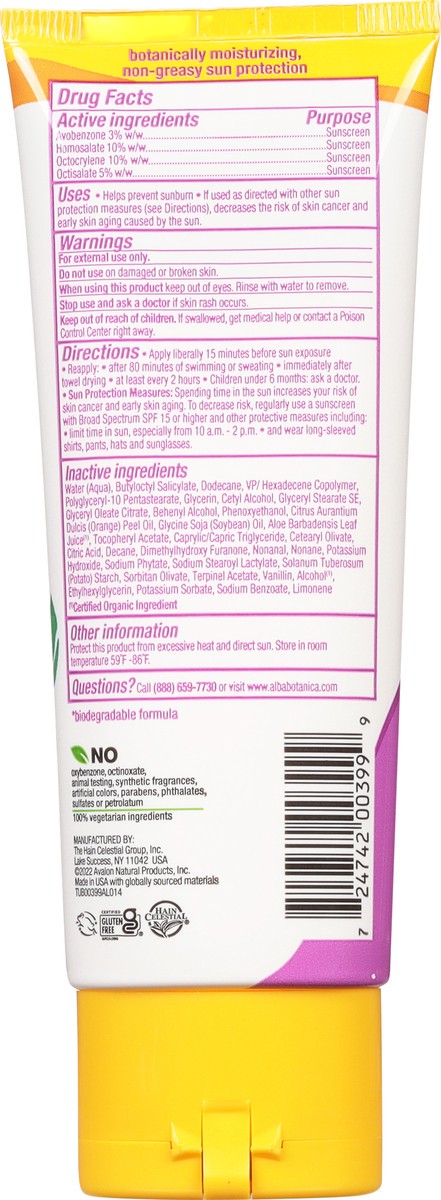 slide 5 of 9, Alba Botanica Broad Spectrum SPF 50 Kids Tropical Fruit Sunscreen 3 fl oz, 3 fl oz