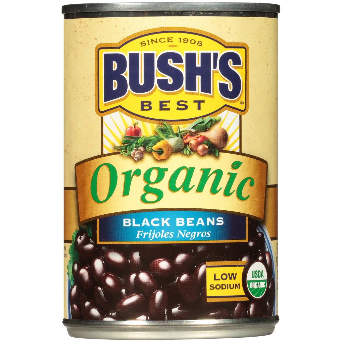 slide 3 of 7, Bush's Best Bush's Organic Black Beans 15 oz, 15 oz