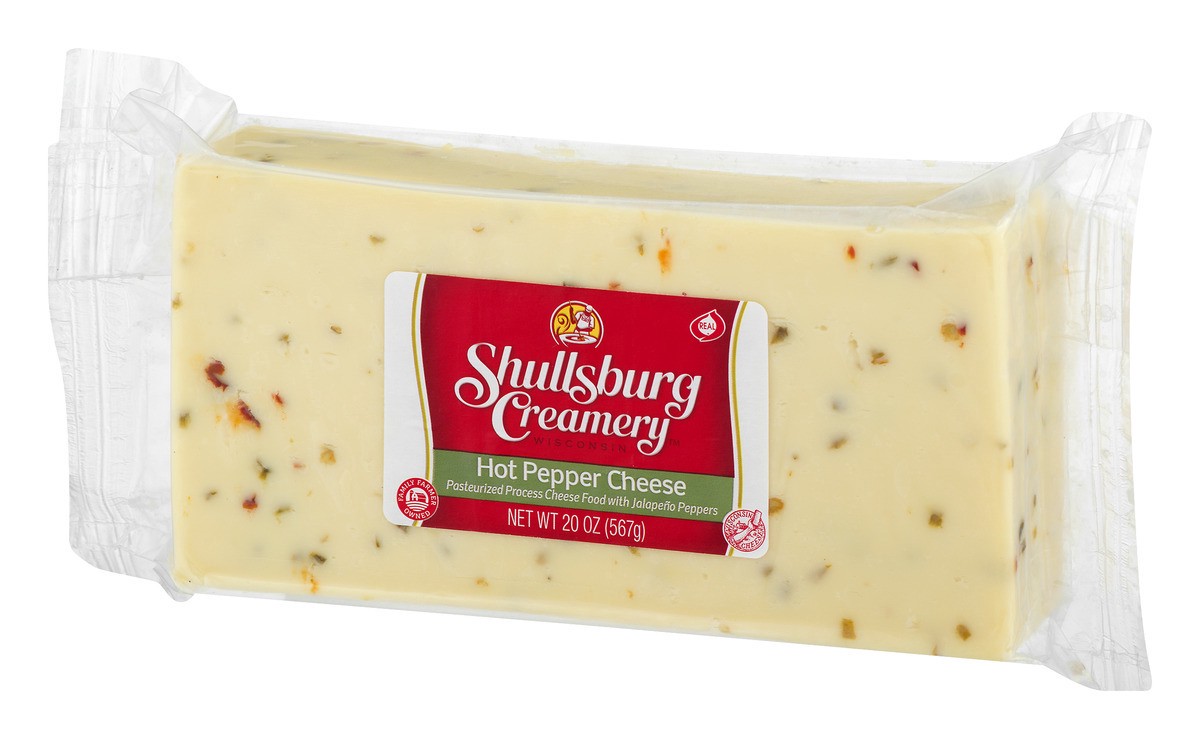 slide 5 of 11, Shullsburg Creamery Hot Pepper Cheese, 20 oz