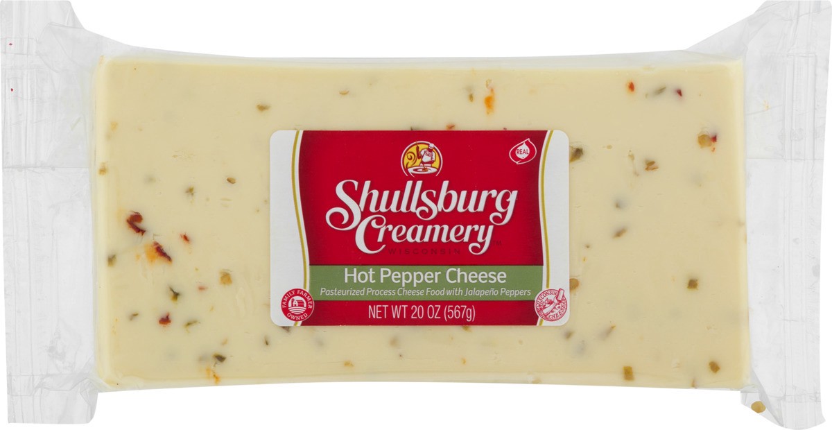 slide 4 of 11, Shullsburg Creamery Hot Pepper Cheese, 20 oz