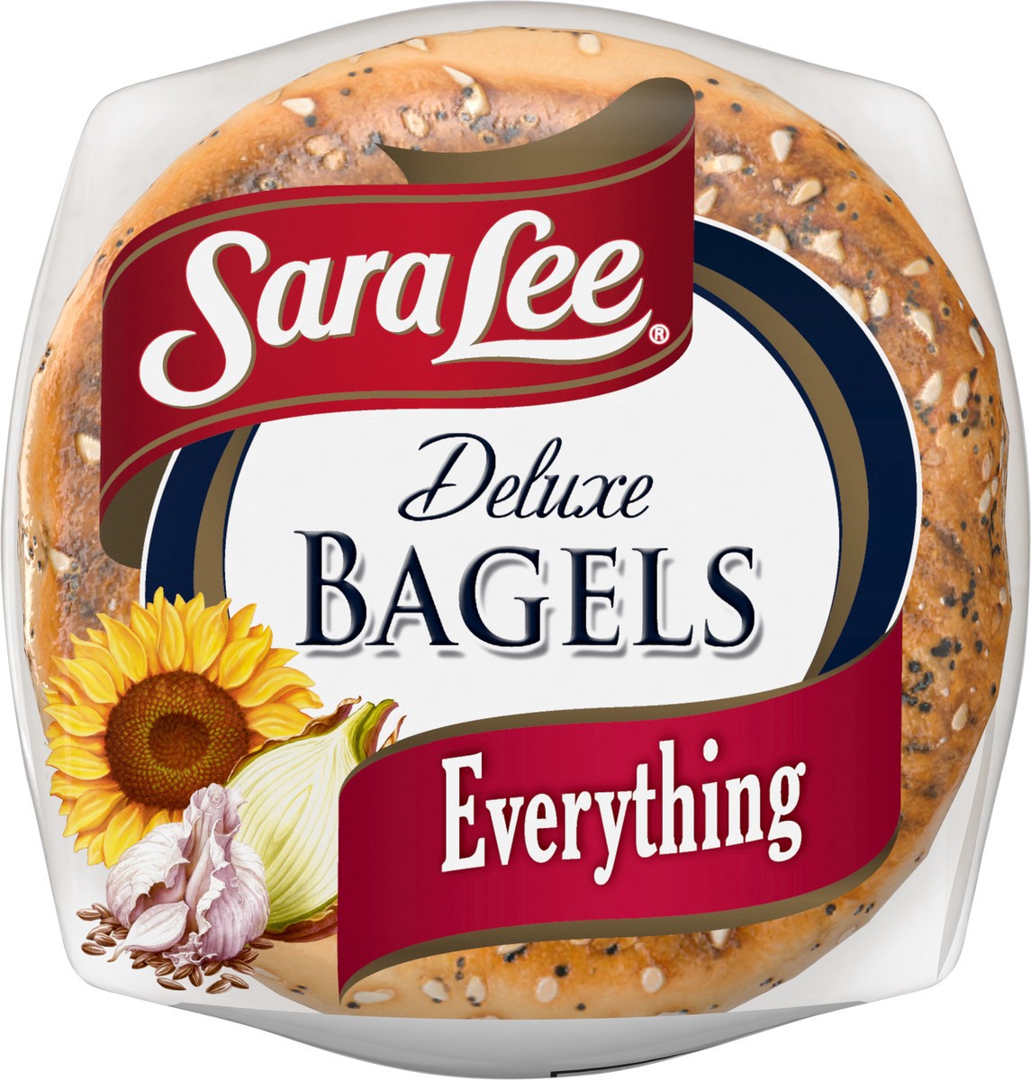 slide 3 of 7, Sara Lee Deluxe Bagels, 5 count, 16.7 oz, 5 ct