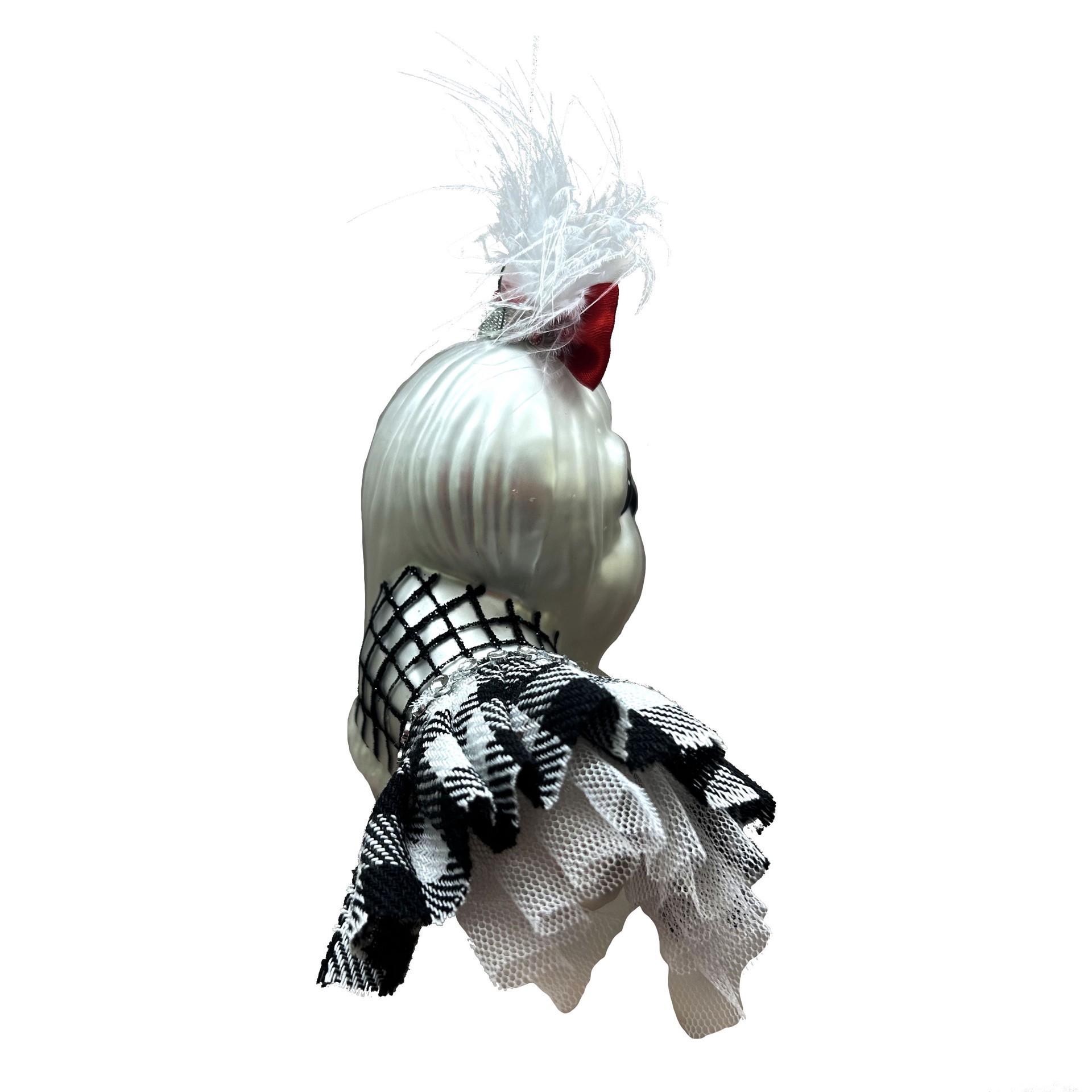 slide 2 of 3, 4" Big Head Maltese Glass Ornament By Ashland, 4 in x 2 in x 4 in