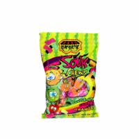 slide 1 of 1, Paskesz Sour Fruit Chews, 4 oz