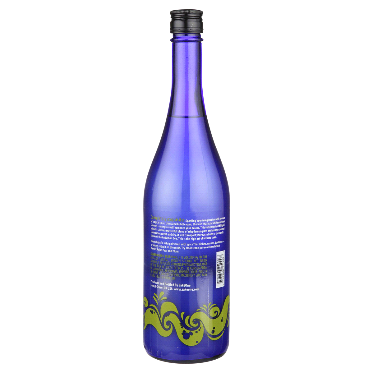 slide 5 of 5, Momokawa Coconut Lemongrass Sake Moonstone, 750 ml