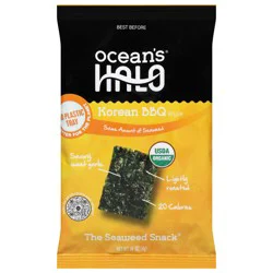 Ocean's Halo Korean BBQ Seaweed Snack 0.14 oz