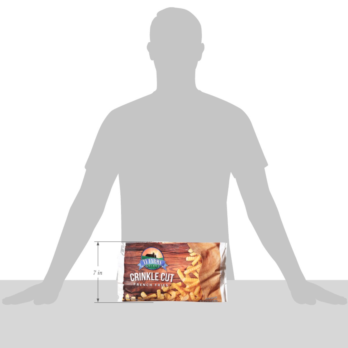 slide 5 of 14, TJ Farms Select Crinkle Cut French Fries 32 oz, 32 oz