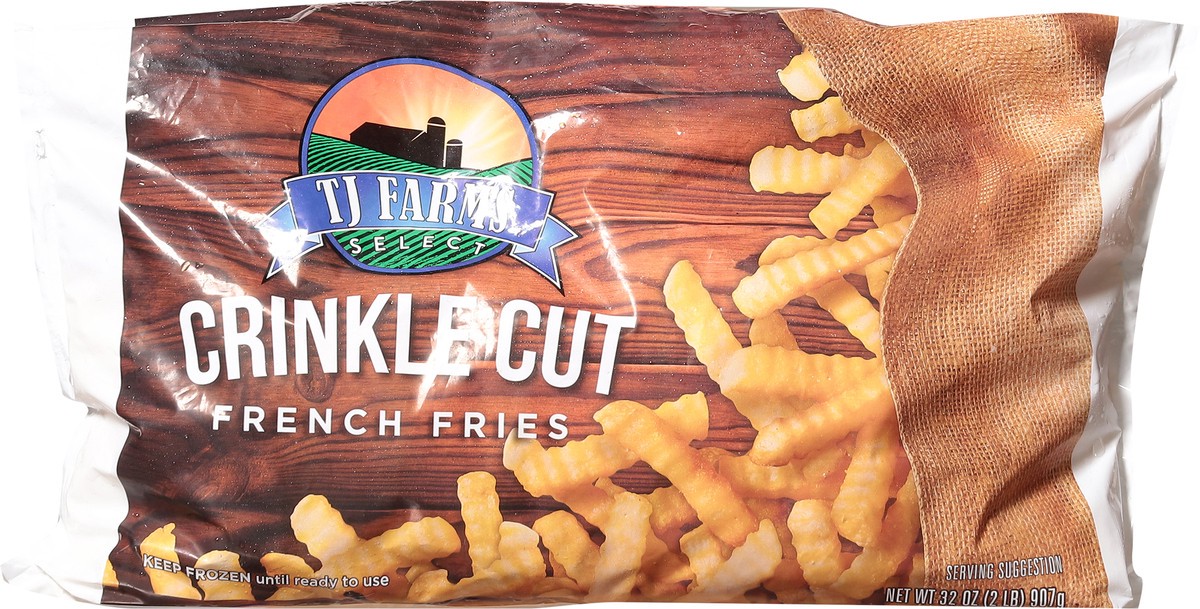 slide 3 of 14, TJ Farms Select Crinkle Cut French Fries 32 oz, 32 oz