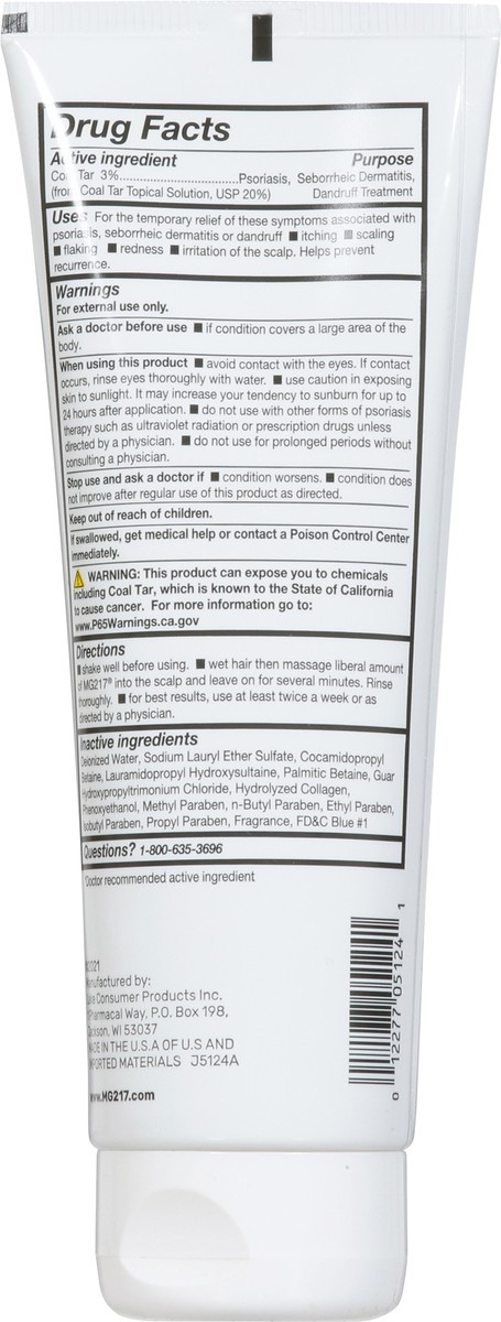 slide 7 of 13, Mg217 Psoriasis Maximum Strength 3% Coal Tar Medicated Conditioning Shampoo, 8 Oz, 1 ct