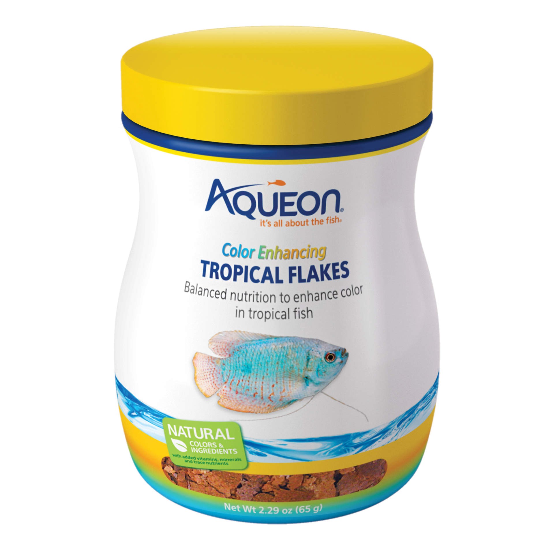 slide 1 of 4, Aqueon Tropical Flakes Color Enhancing 2.29 Ounces Color, 1 ct