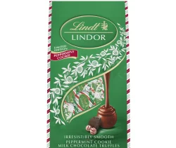 Lindt Lindor Peppermint Cookie Milk Chocolate Truffles
