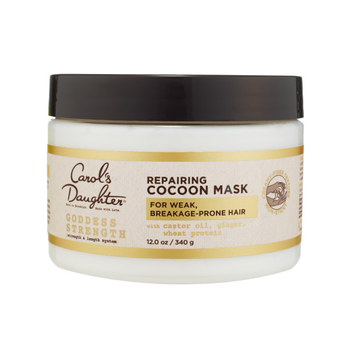 slide 1 of 5, CAROLS DAUGHTER Carol's Daughter Goddess Strength Repairing Cocoon Hydrating Hair Mask, 12 oz