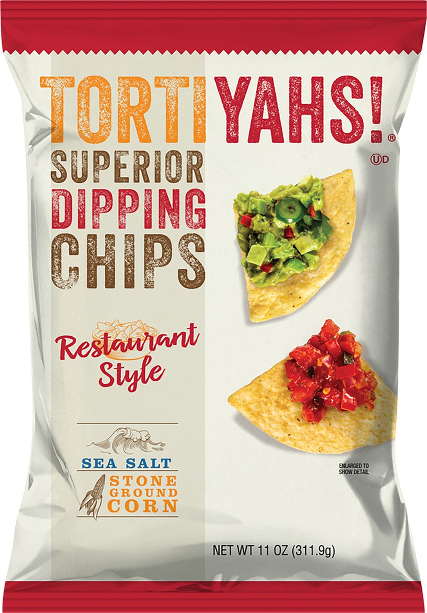 slide 3 of 7, Tortiyahs! 11 oz TORTIYAHS! Restaurant Style Sea Salt Tortilla Chips, 11 oz