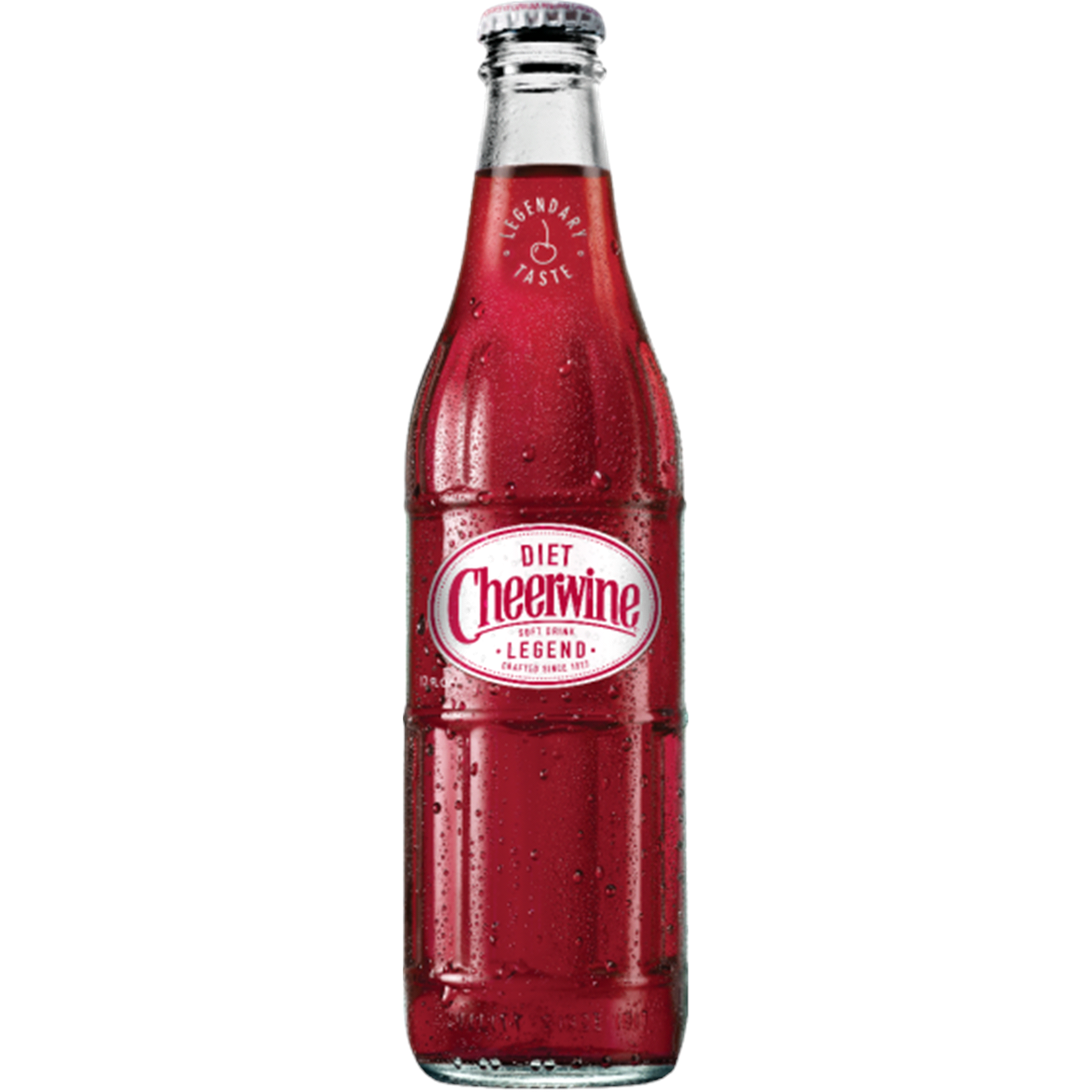 slide 1 of 10, Cheerwine Diet Cheerwine Glass Bottle- 12 fl oz, 12 fl oz