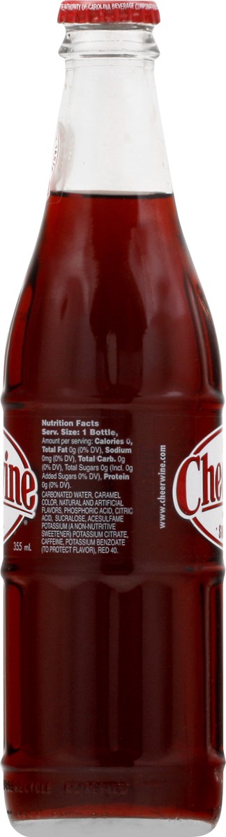 slide 10 of 10, Cheerwine Diet Cheerwine Glass Bottle- 12 fl oz, 12 fl oz