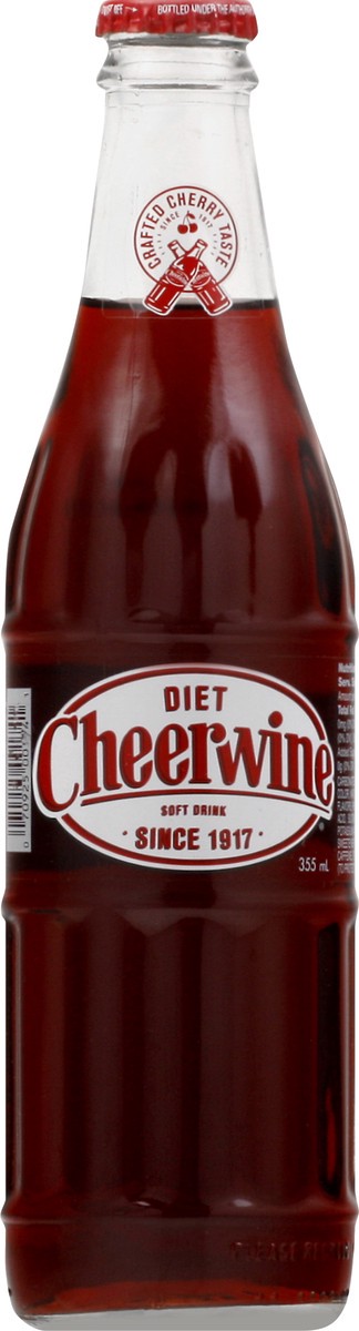 slide 3 of 10, Cheerwine Diet Cheerwine Glass Bottle- 12 fl oz, 12 fl oz