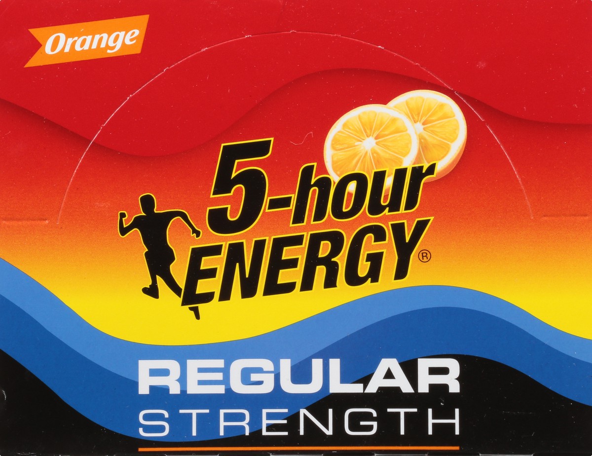 slide 8 of 12, 5-Hour Energy 12 Pack Regular Strength Orange Energy Shot 12 ea, 12 ct