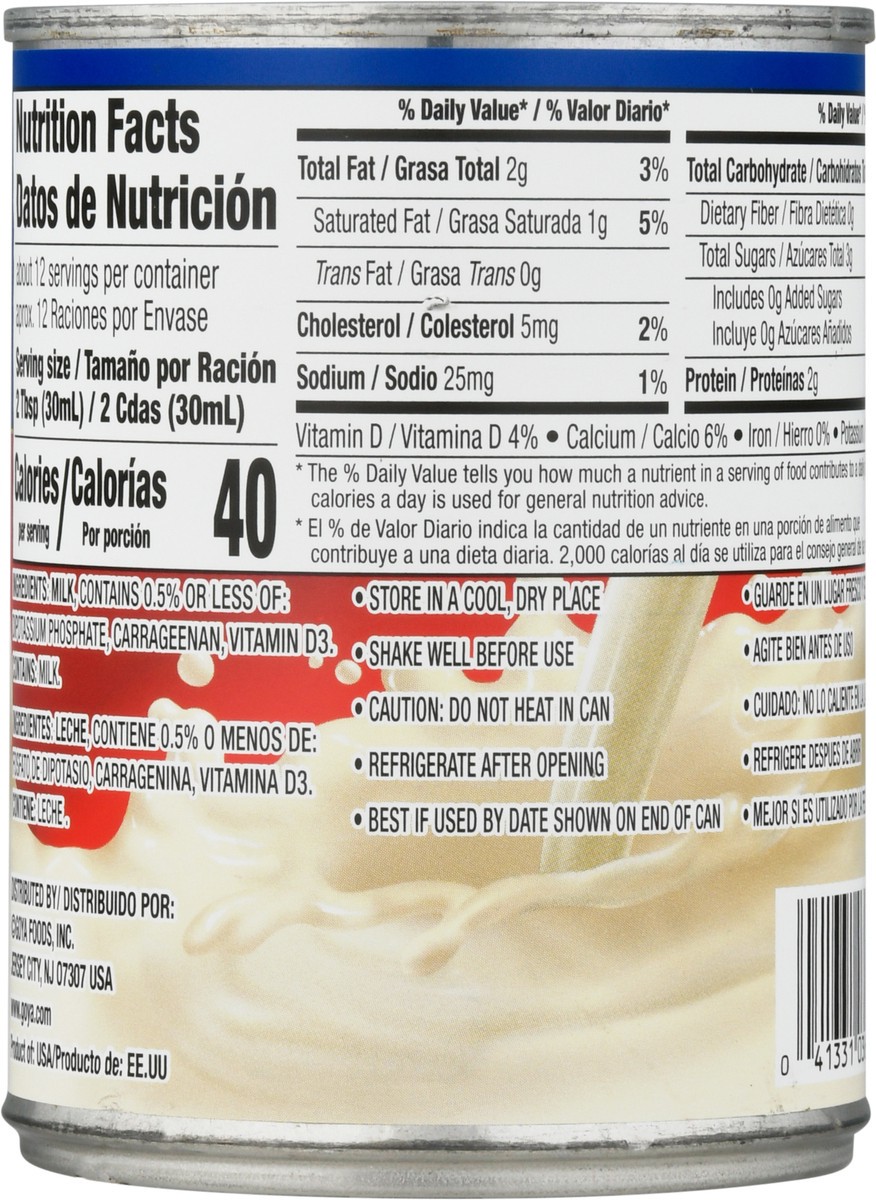 slide 12 of 13, Goya Evaporated Milk 12 fl oz, 12 fl oz