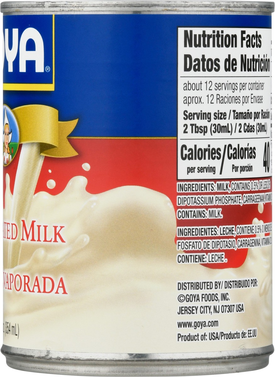 slide 4 of 13, Goya Evaporated Milk 12 fl oz, 12 fl oz