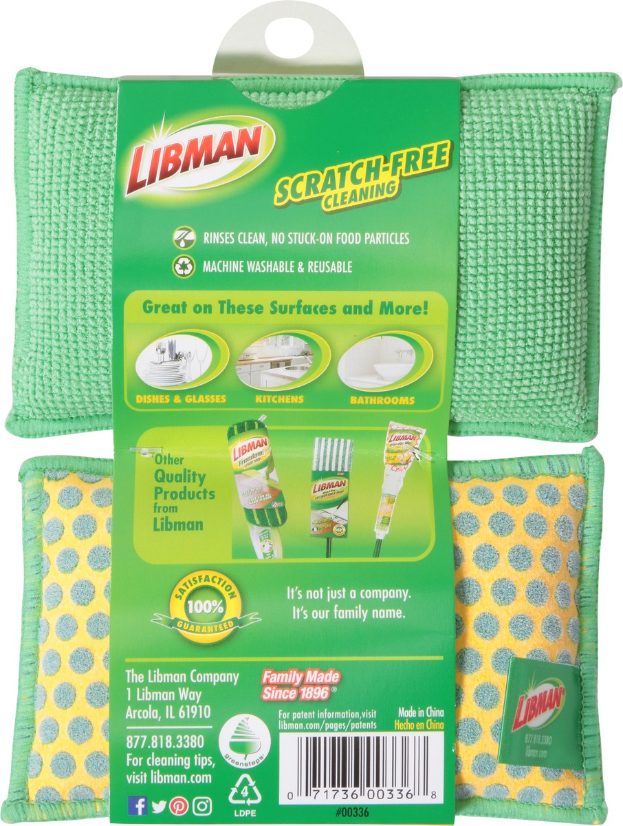 slide 8 of 9, Libman Kitchen & Bath Sponge 2 ea, 2 ct