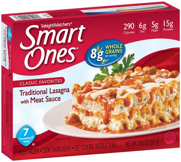 slide 1 of 4, Smart Ones Traditional Lasagna 10.5 oz, 10.5 oz