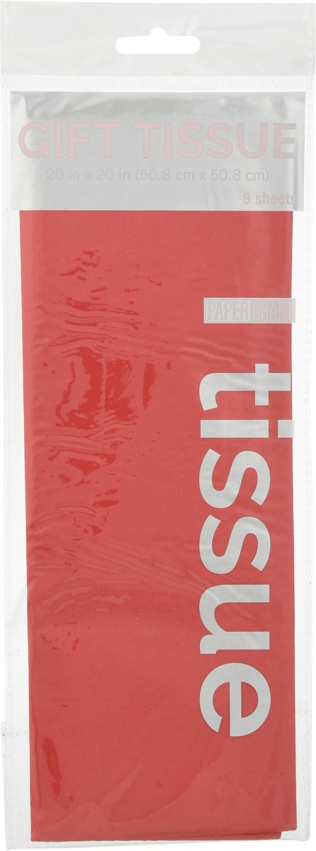 slide 4 of 9, Paper Craft Products Red Tissue Sheets 8 ea, 8 ct