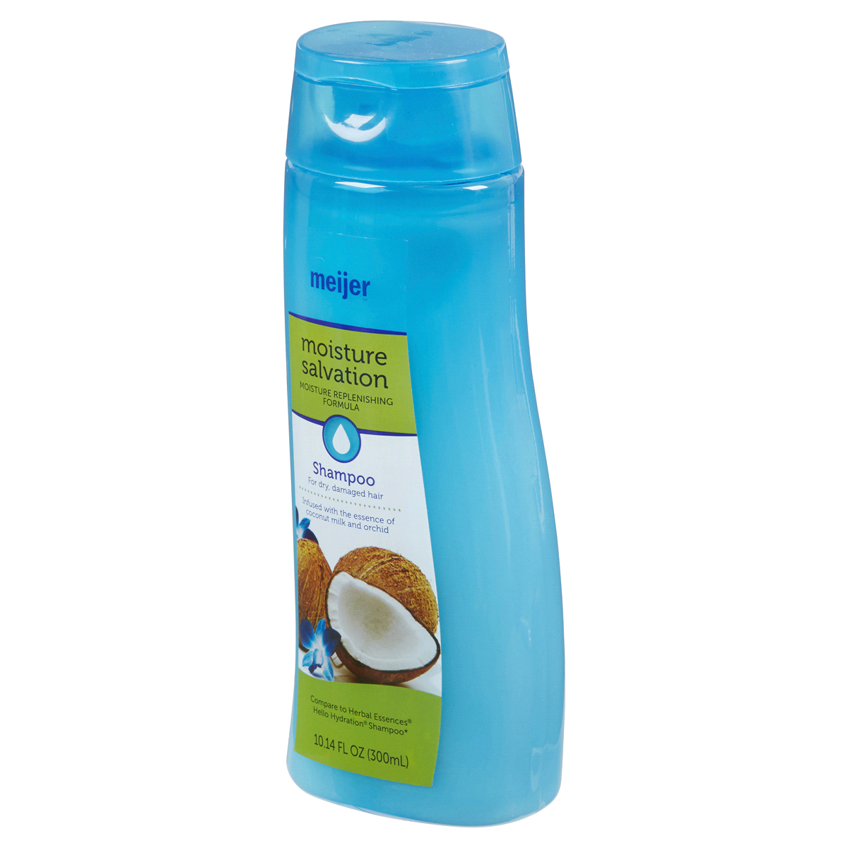 slide 2 of 3, Meijer Moisture Salvation Shampoo for Dry/Damaged Hair, 12 oz