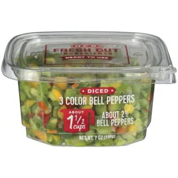 H-E-B Ready, Fresh, Go! Diced 3 Color Bell Peppers