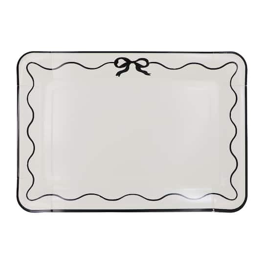 slide 1 of 3, 9" X 13" Bow Paper Trays, 2ct. By Celebrate It, 2 ct