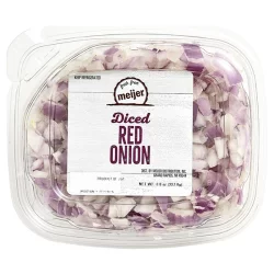 Meijer Diced Red Onion, Cut & Ready to Eat