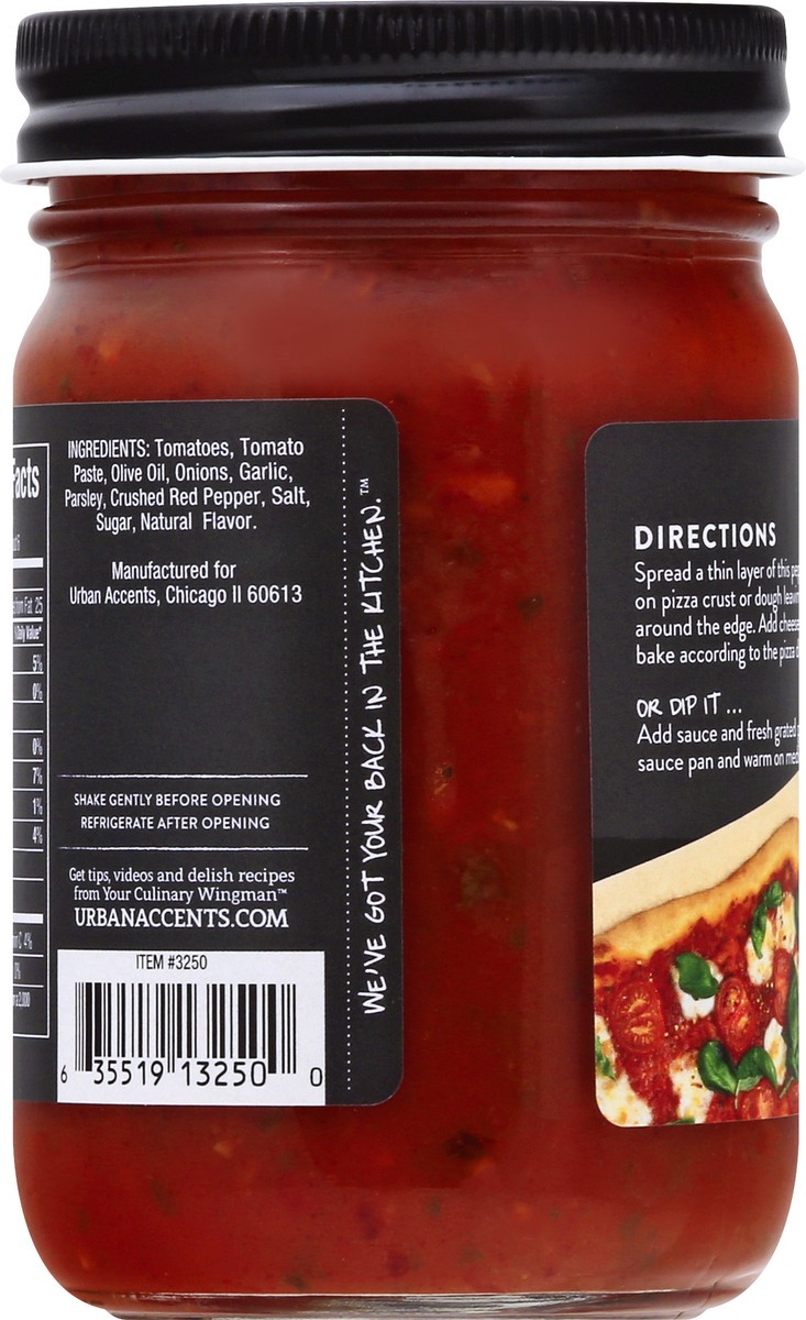 slide 4 of 9, Urban Accents Spicy Fire Roasted Arrabbiata Pizza Sauce 12 oz, 12 oz