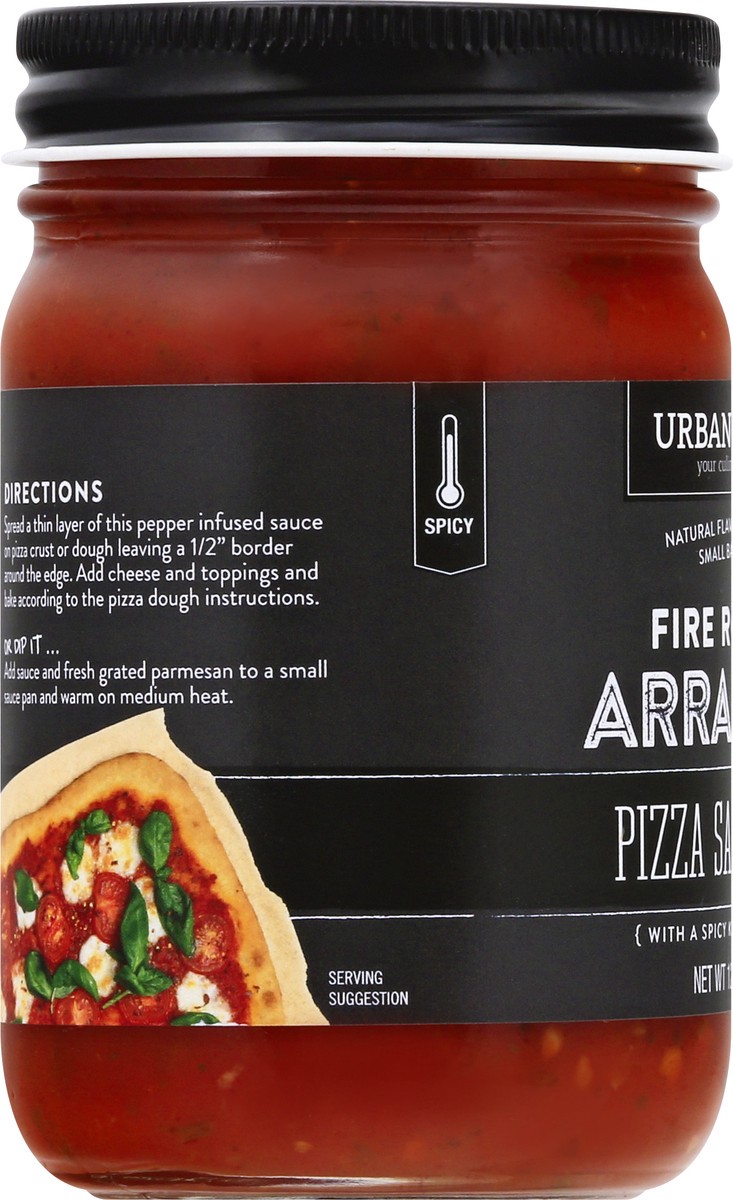 slide 6 of 9, Urban Accents Spicy Fire Roasted Arrabbiata Pizza Sauce 12 oz, 12 oz