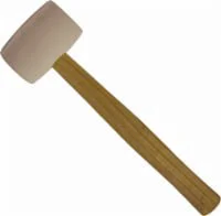Allied Rubber Mallet - White - 16 oz