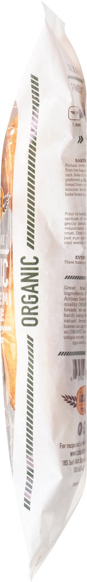 slide 12 of 12, Izzio Artisan Bakery Organic French Demi Baguette 6 oz, 